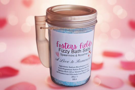 Spearmint Rosemary Fizzy Epsom Bath Salts