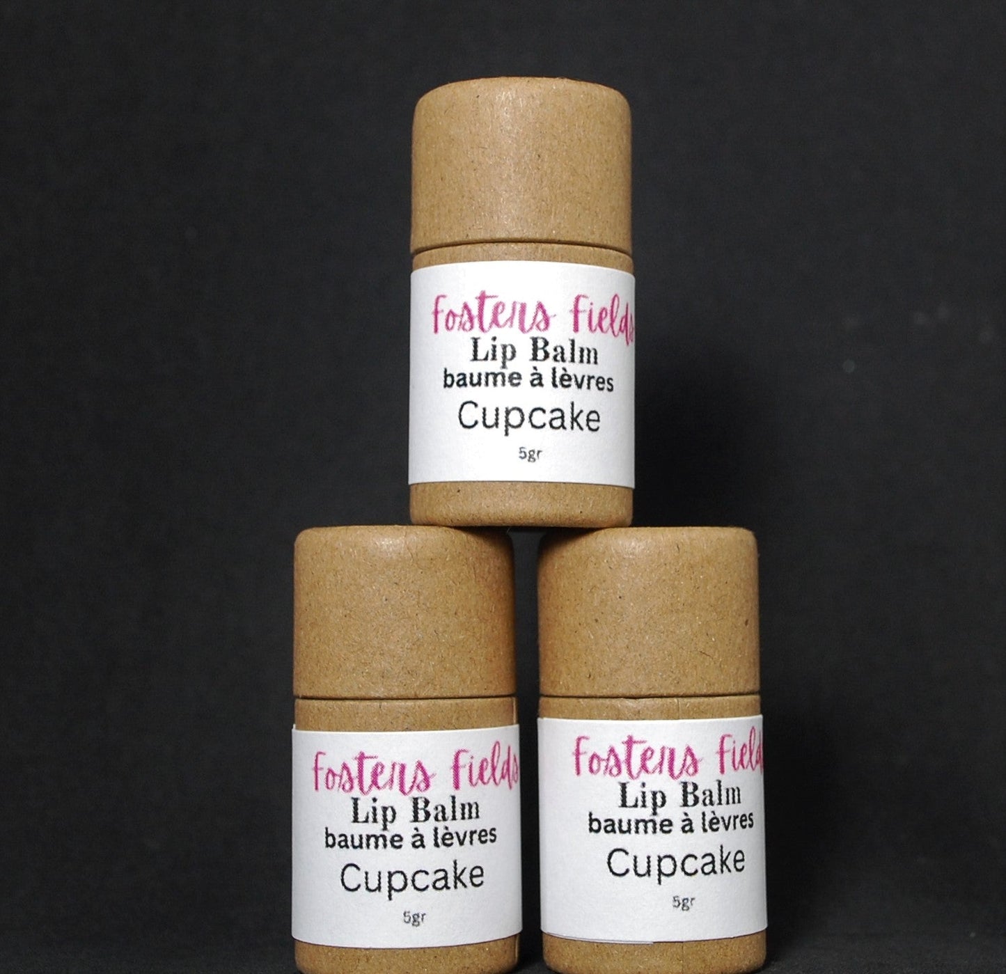 Cupcake Lip Balm - FostersFieldssoap#soycandles#fostersfields#handmadesoap#natural soaplip moistureCupcake Lip Balm