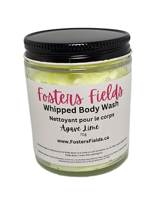natural whipped body wash agave lime 70 g