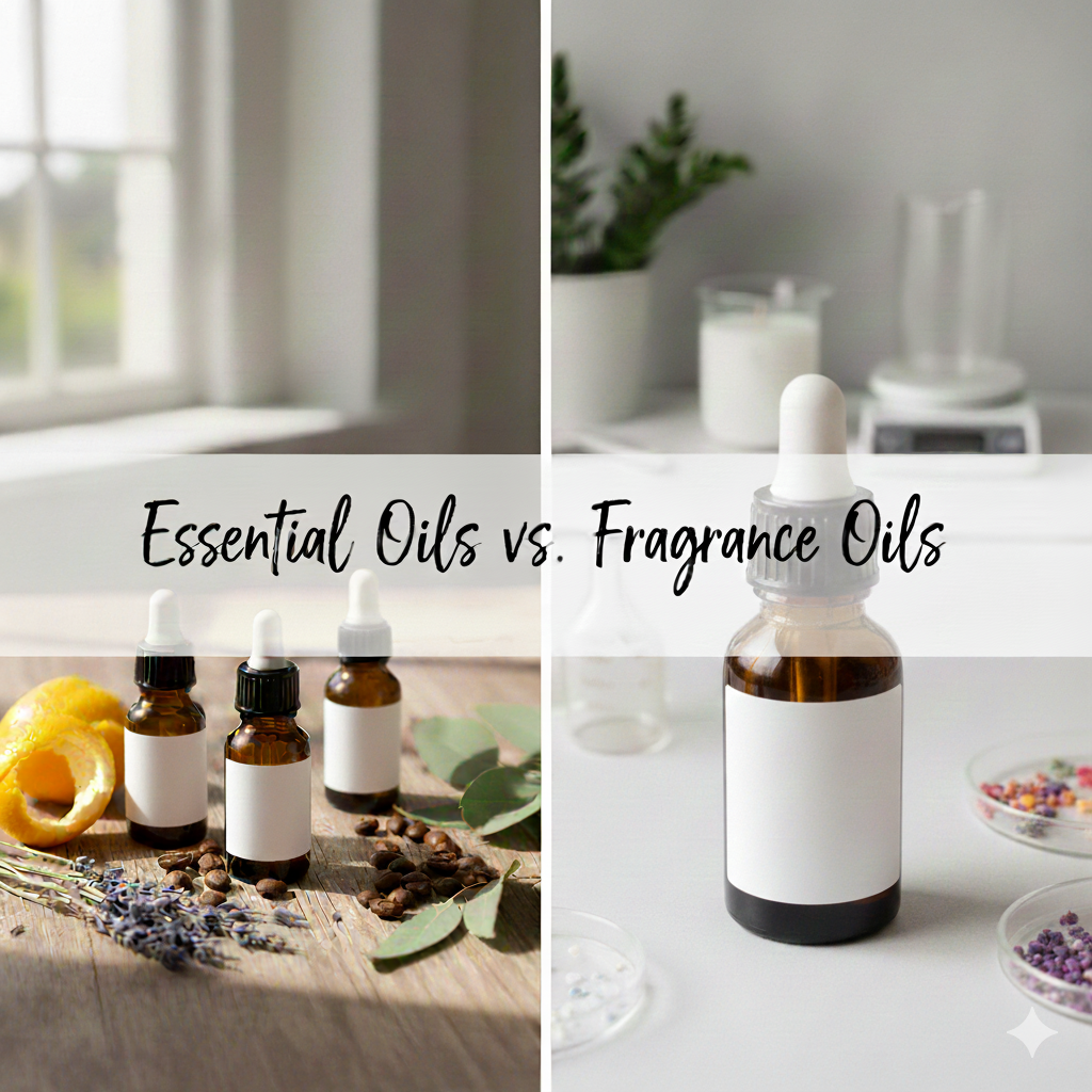 Fragrance oils vs Essential Oils Blog post