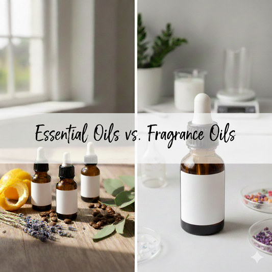 Fragrance oils vs Essential Oils Blog post