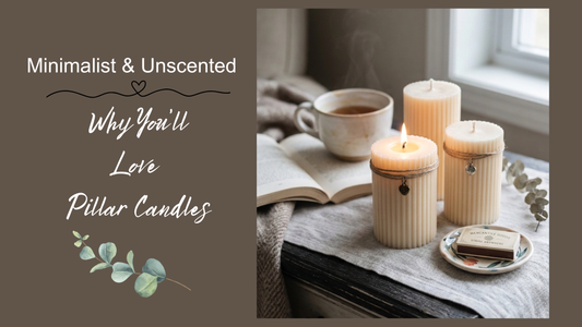 Minimalist & Unscented: Why You’ll Love Pillar Candles