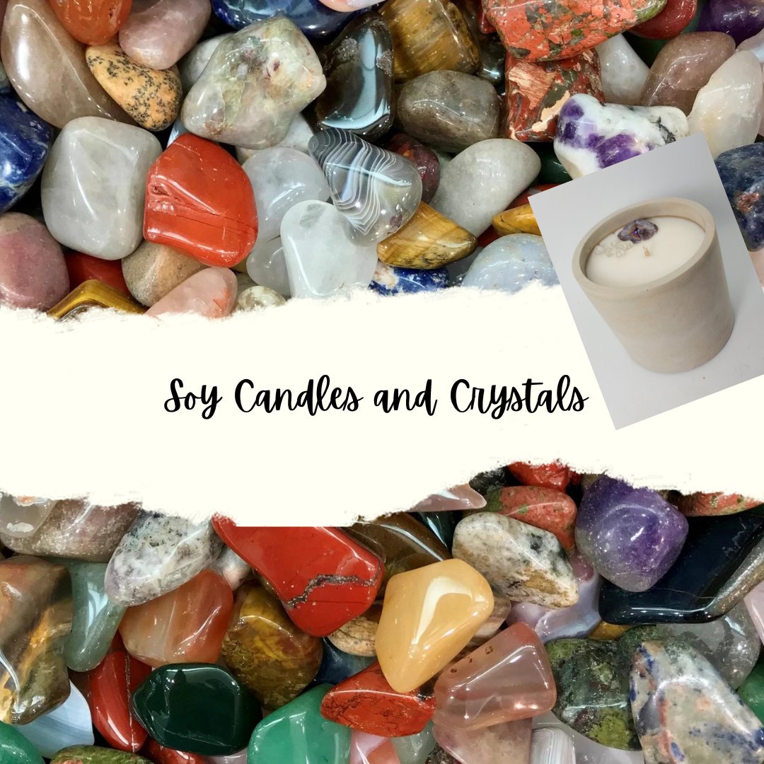 Soy Candles and Crystals - FostersFields