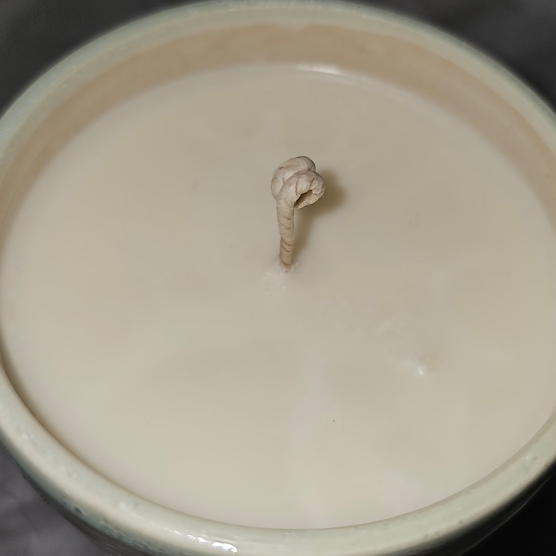 Top veiw is a soy candle, upcycled collection