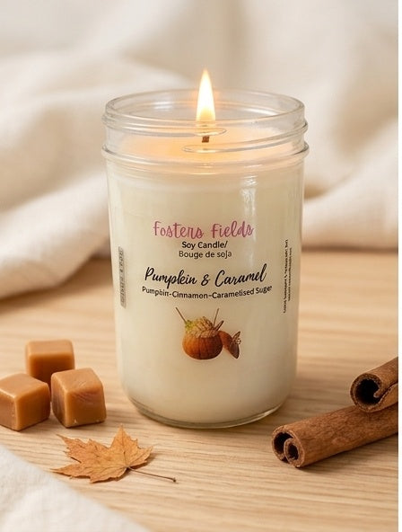 Pumpkin Caramel Natural Soy Candle