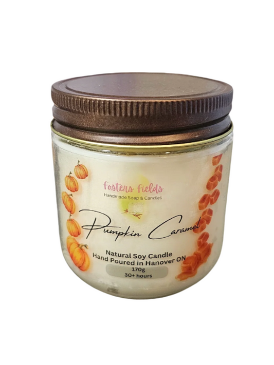 Natural Soy Candle Pumpkin Caramel