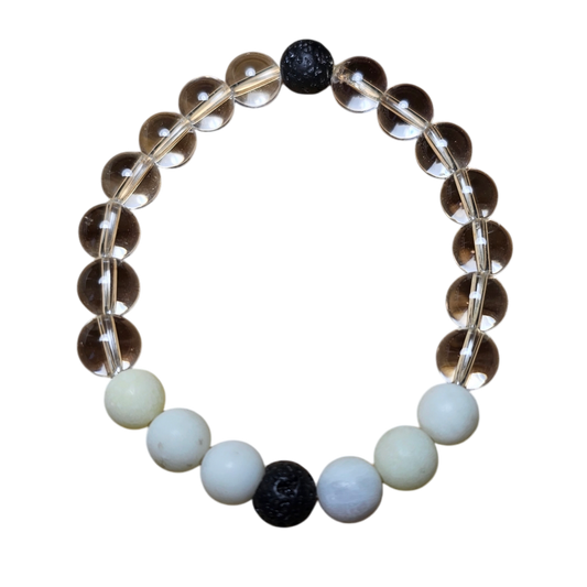 Jasper and Quartz Bracelet