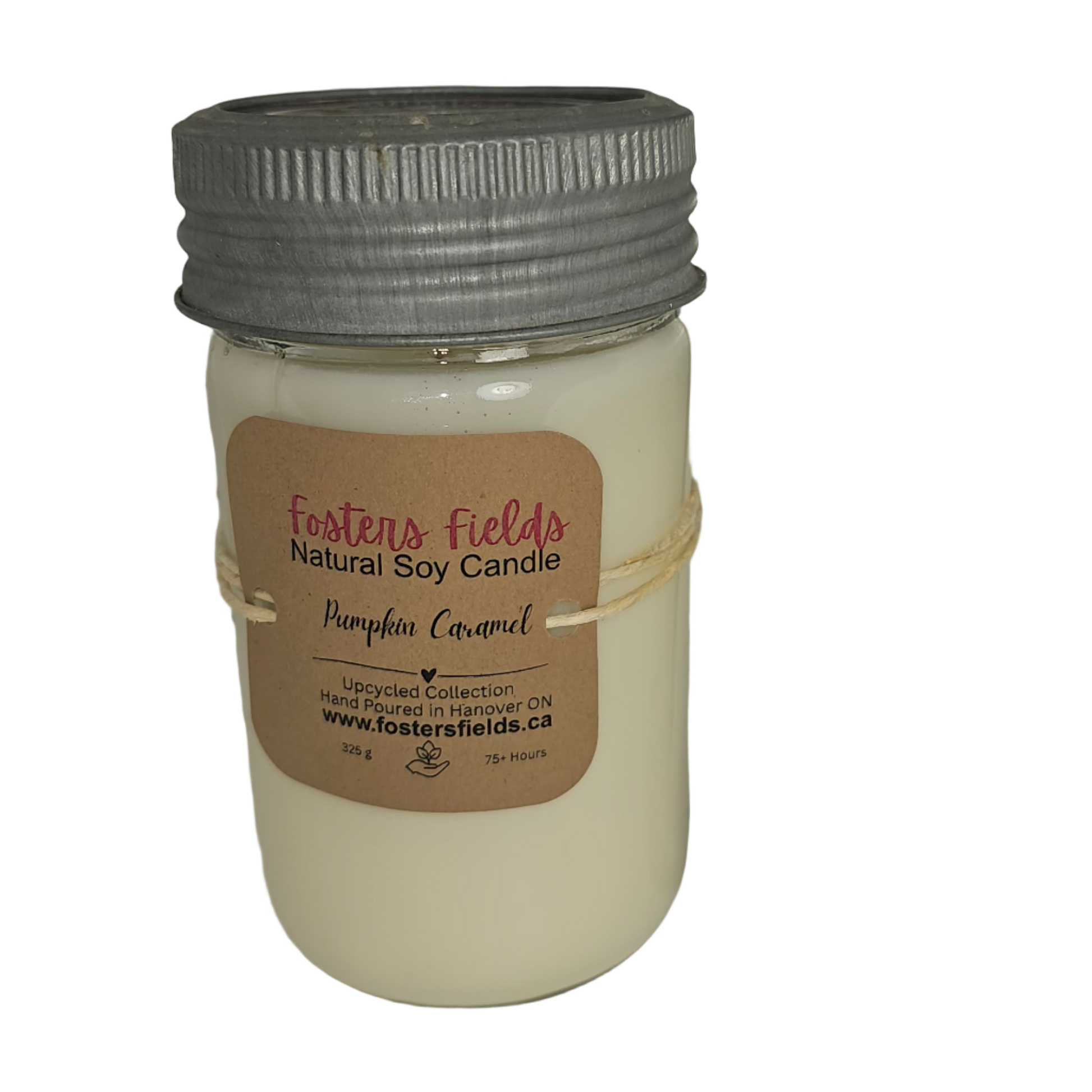 See the measurement for soy candle upcycled jar