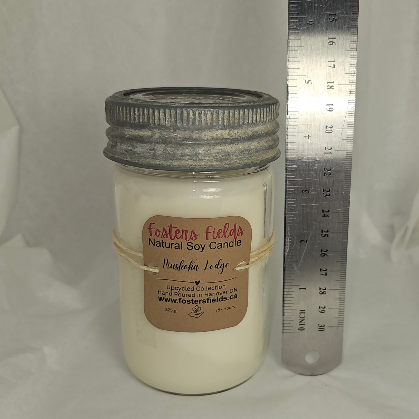 Upcycled Soy Candle Muskoka Lodge