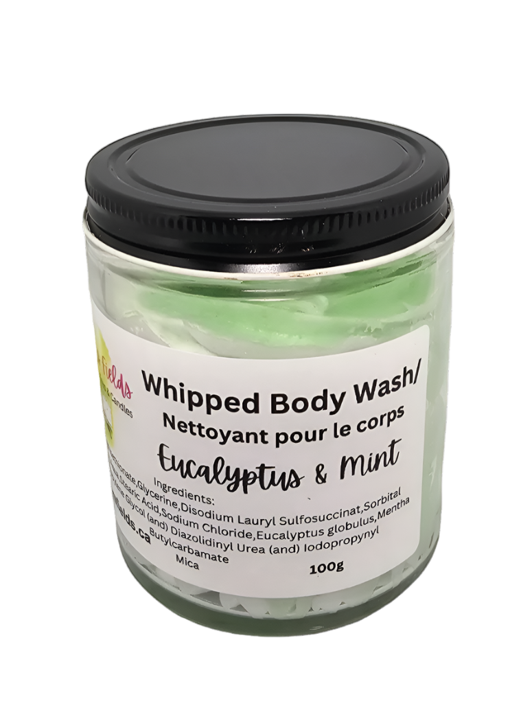 ight and fluffy whipped body wash in a soft green shade, infused with the refreshing scent of eucalyptus mint. Gentle on skin, this whipped body wash provides a soothing and invigorating cleanse.