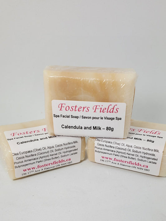 Calendula and Milk Facial Soap - FostersFields