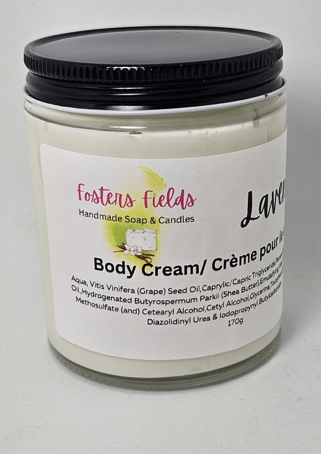 Lavender Body Cream - FostersFieldssoap#soycandles#fostersfields#handmadesoap#natural soapBody CreamLavender Body Cream